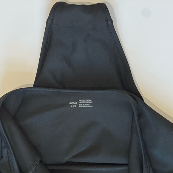 Areie Black Ruched Cut Out One Piece Swimsuit - Picture 10 of 10